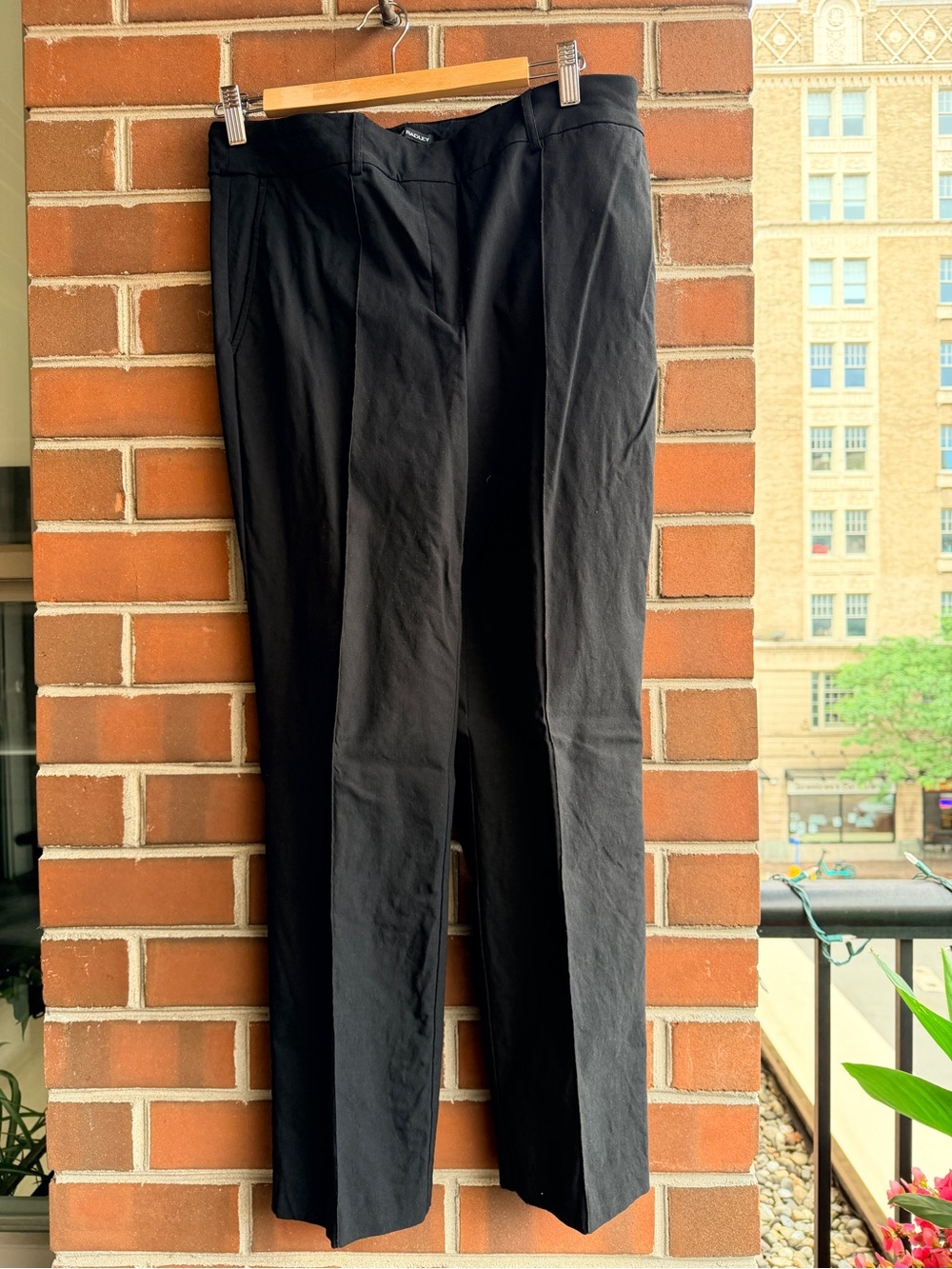 Hilary Radley Black Work Pants